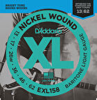 D'Addario EXL158 Nickel Wound, Baritone Light, 13-62 Takım Tel Elektro Gitar Teli 013-062