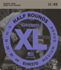 D'Addario EHR370 Half Rounds, Medium Takım Tel Elektro Gitar Teli 011-049