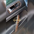 Volkswagen Passat B5 uyumlu, Özel desen Koyu Meşe Full Set Torpido Konsol Maun Kaplama (Koyu Meşe)