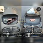 Peugeot 206 - 1998-2000  8 Parça Parlak Siyah Konsol ve Trim Kaplama,Maun Kaplama (Parlak Siyah)