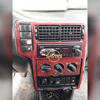 Volkswagen Polo Klasik uygun Gül Desenli Maun Full Set,Torpido Konsol Maun Kaplama(Gül desenli Maun)