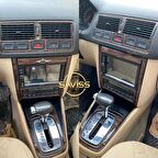 Volkswagen Golf4 OTAMATİK vites uyumlu Özel desen Koyu Meşe Full Set Torpido Maun Kaplama(Koyu Meşe)