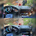 Mercedes Travego Full Set Parlak Siyah Torpido Maun Kaplama,Konsol Kaplama (Parlak Siyah)