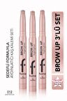 Flormar Aydınlatıcı Kaş Kalemi Brow Up 3'lü Set- Rose Gold