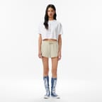 UNITED4 Regular Fit Kadın Krem Şort
