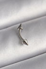 Dodes Dodes 316L Çelik Gümüş Renk Çivi Model Piercing TG27PR1373