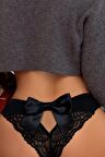 Külot fiyonk detaylı - Siyah - Tek Ebat