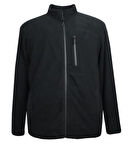 Erkek Büyük Beden Dik Yakalı Fermuarlı 122 Kg-172 Kg Arası İçin Uygun Bedenli Polar Sweat Mont