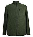 Erkek Büyük Beden Dik Yakalı Fermuarlı 122 Kg-172 Kg Arası İçin Uygun Bedenli Polar Sweat Mont