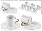 Gold 6 Kişilik Kahve Fincanı Takımı