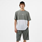 United4 Sport Erkek Gri/Beyaz Antrenman T-Shirt