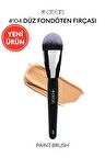 Düz Fondöten Fırçası Cre'Ars Face Paint Brush #104