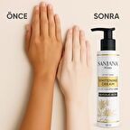  Sanjana Beauty Cilt Beyazlatıcı Krem – Glikolik Asitli Aydınlatıcı Krem | Tüm Cilt Tiplerine Uygun 125 ml
