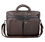 UNİSEX  ÇOK BÖLMELİ EL VE OMUZ ASKILI 15.6 İNÇ EVRAK VE LAPTOP ÇANTASI