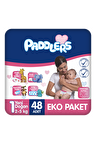 Paddlers Bebek Bezi 1 Numara Yenidoğan 48 Adet (2-5 Kg) Eko Paket