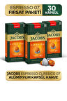 Jacobs Espresso 7 Classico Nespresso Uyumlu Alüminyum Kapsül Kahve 10 Adet X 3 Paket