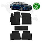  Toyota Corolla 4D Havuzlu Paspas 2019 Model Ve Sonrası