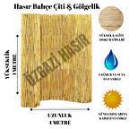 1 Metre X 4 Metre Kamış Hasır Balkon Çiti Bahçe Çiti Gölgelik Dekorasyon 
