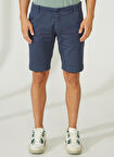AT.P.CO Normal Bel Slim Fit Koyu Mavi Erkek Bermuda Şort A261NAT99TC502B