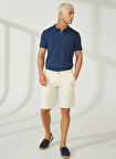 AT.P.CO Normal Bel Slim Fit Bej Erkek Bermuda Şort A261NAT99NG332-