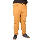 Mode XL Erkek Pantolon Keten Milano Klasik 20902 Taba