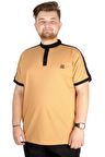 Mode XL T-shirt Polo Hkm Yaka Pike Mode Team 21556 Hardal