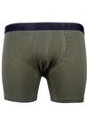 Mode XL Buyuk Beden Erkek Likra Boxer 6350 Haki