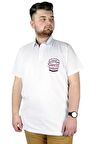 Mode XL Erkek T shirt Polo Legendary Team 22314 Beyaz