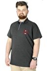 Mode XL Erkek T-Shirt Polo Florida 22303 Antrasit