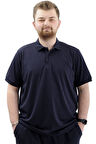 Mode XL Büyük Beden Erkek Tişört Polo Yaka JAKAR U24337 Lacivert