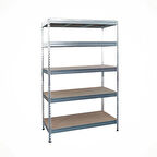 GALVANİZ METAL RAFSİTEMİ 5 KATLI 180*120*45 CM ÖLÇÜLERİNDE