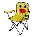 Civciv Desenli Katlanabilir Çocuk Kamp Sandalyesi