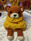 Ayı uyku arkadaşı amigurumi 