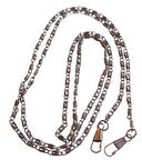 Füme Renk İnce Çanta Zinciri (120 cm )