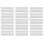 Almina Mini Boy Çöp Poşeti 40x50 Cm 40'lı Rulo 15 Paket Şeffaf