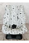 Bebek Müslin Oto Koltuk Puset Kılıfı Lastikli