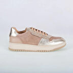 Vizon Parlak Deri Kadın Sneaker