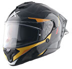 Brutale Kryptic Kask Black Yellow - Pinlock Dahil