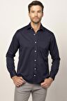 Tudors Klasik Fit Rahat Kesim Armürlü Erkek Gömlek
