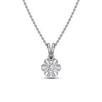 0,12 Karat Pırlanta Tek Taş Kolye