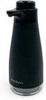 Sense Touch Manuel Pompalı Sıvı Sabunluk | Paslanmaz Çelik | 450ml Şeffaf Seviye Bölmesi | Parmak İzi Bırakmaz | Banyo ve Mutfak | Siyah