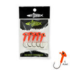 Kurşunlu Jighead Zoka - 6g - Fishack - Turuncu (XHA06) - 5 Adet