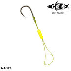 LRF Assist İğne - İpli LRF Hırsız İğnesi - Stoperli - 4 Adet - Fishack
