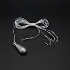 3 İğneli Kurşunlu Beden Takımı - Dip Beden Oltası - Fırdöndülü - 15 gr