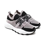 Patty Gri Kadın Triko Spor Ayakkabı