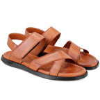 Erica Taba Erkek Deri Sandalet