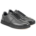 Naut Siyah Erkek Deri Günlük Ayakkabı