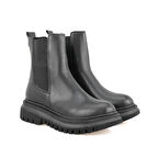 Kadın Siyah Lastikli Chelsea Bot