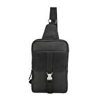 Catina Siyah Erkek Postacı Çantası