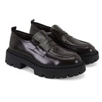 Nayeli Kahve Deri Loafer